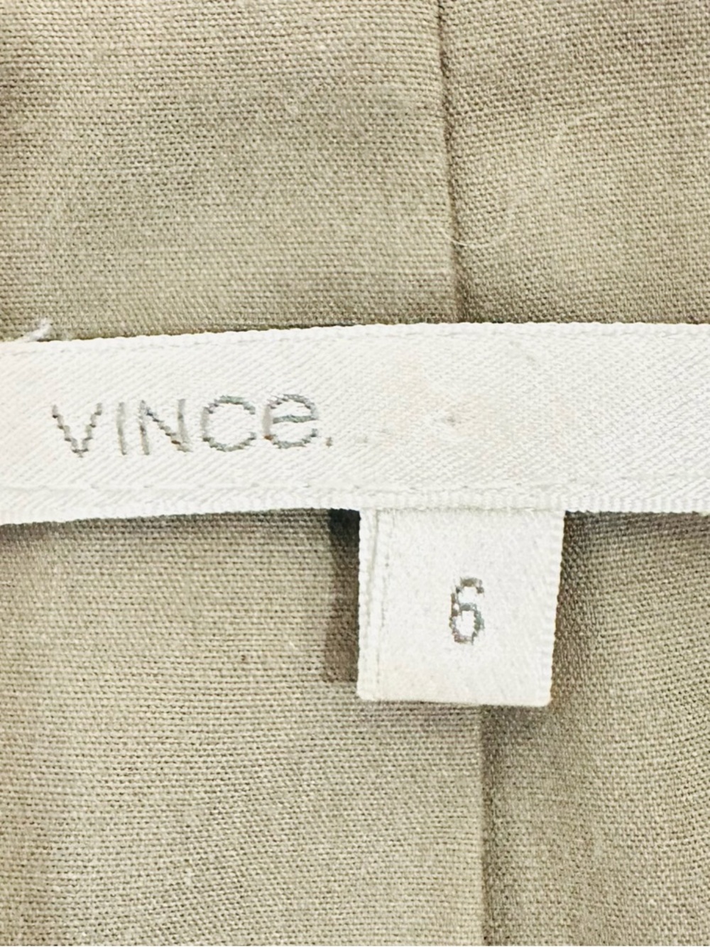 Vince‎ Jacket Blazer Corduroy Size 6 Grey  Cotton Cord Button Front Casual USA - Picture 3 of 10